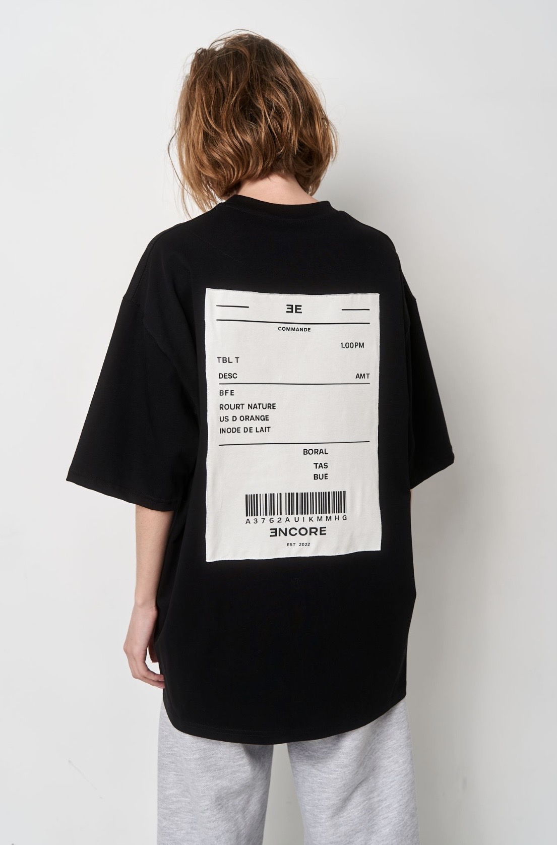 Футболка oversize «Receipt»