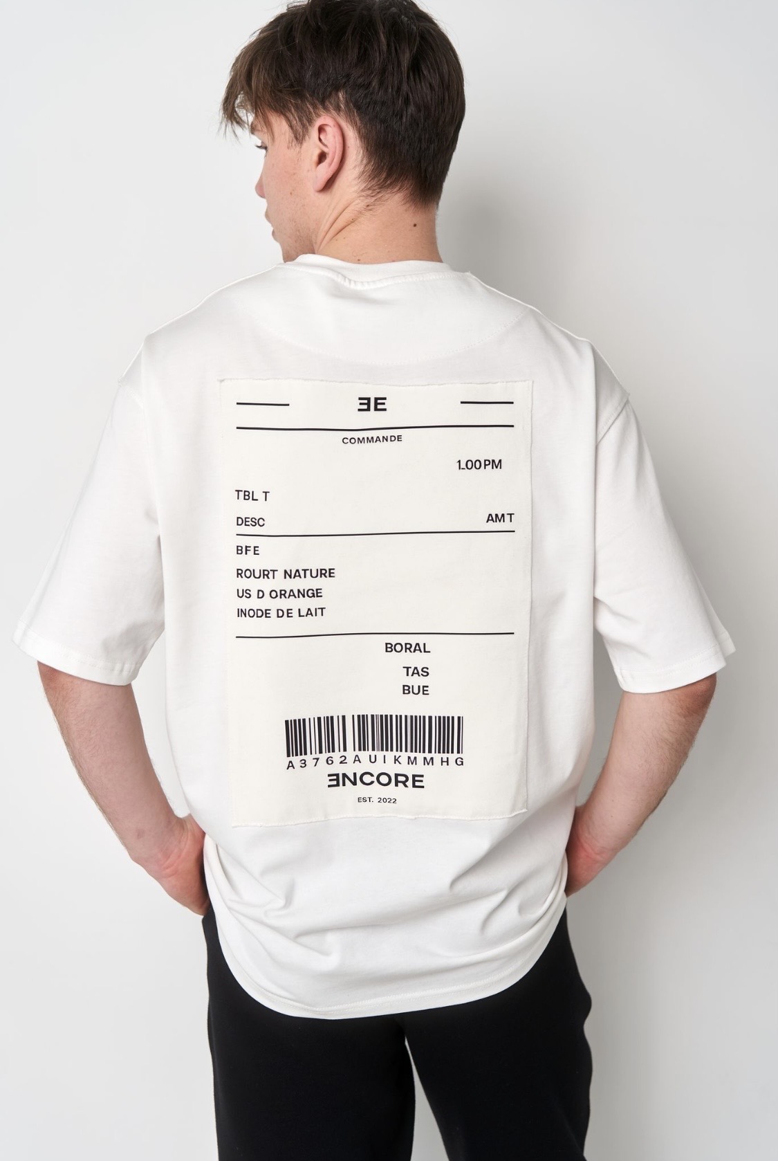 Футболка oversize «Receipt»