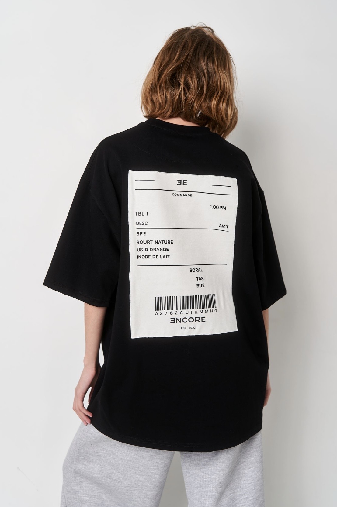 Футболка oversize «Receipt»