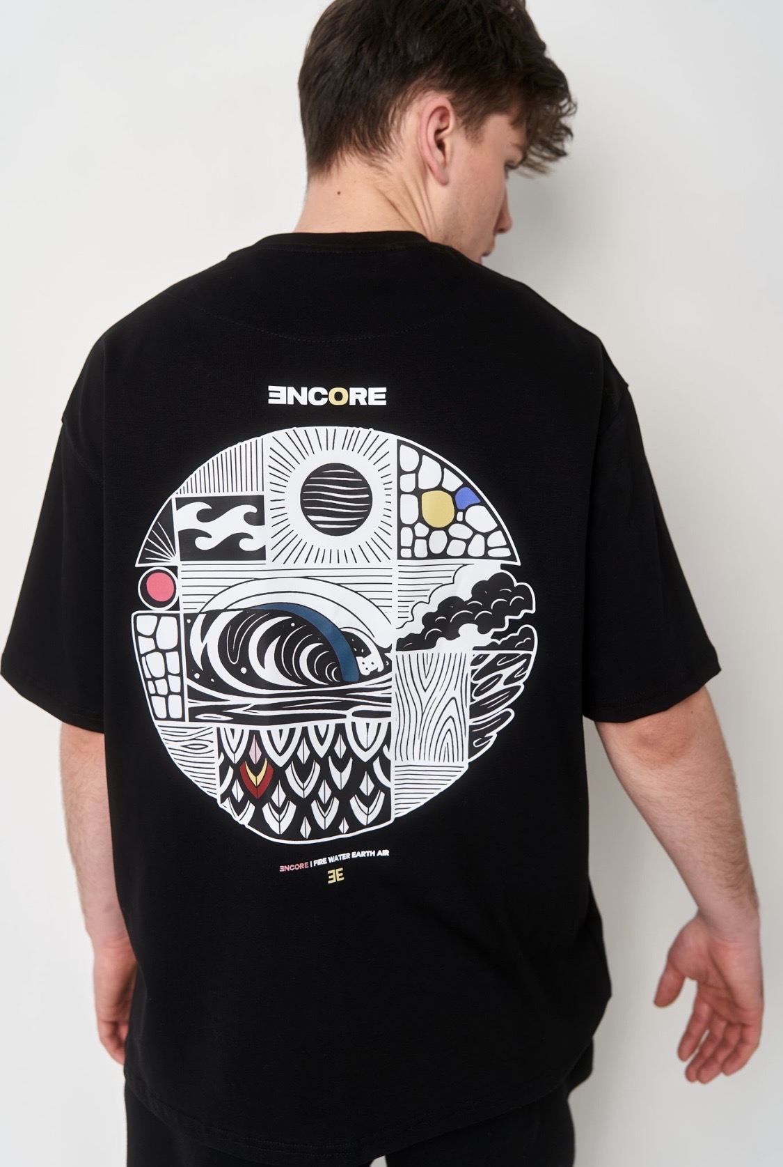 Футболка oversize «Four Forces»