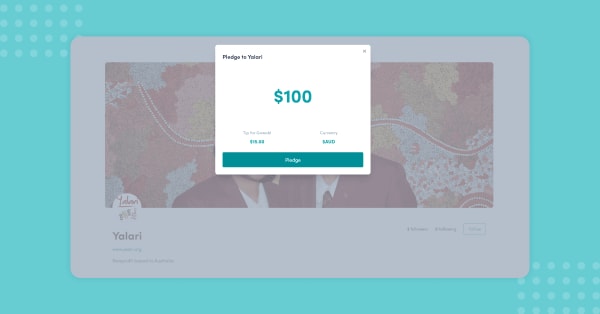 Changelog: Pledge through the Dashboard
