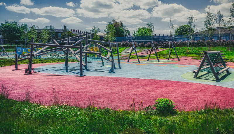 Photo of outdoor adventure playground by K. Mitch Hodge on Unsplash