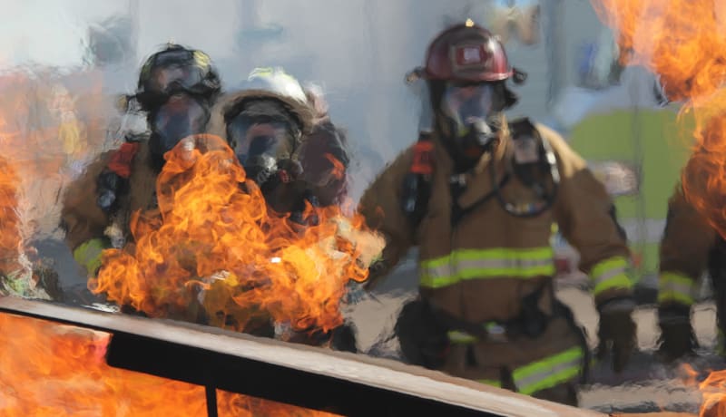Photo of firefighters in training by Matt C on Unsplash