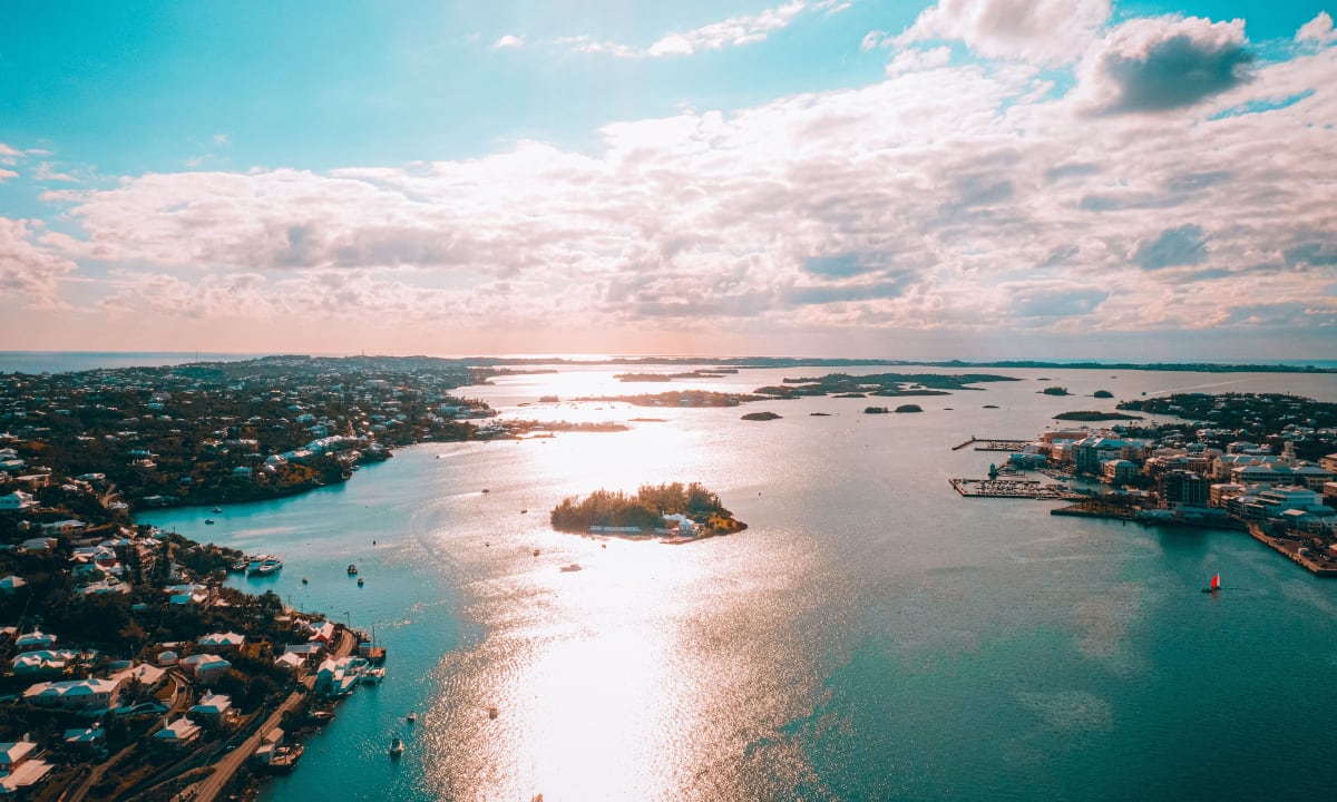 Photo of a sunset over the water in Bermuda by Reilly Durfy on Unsplash
