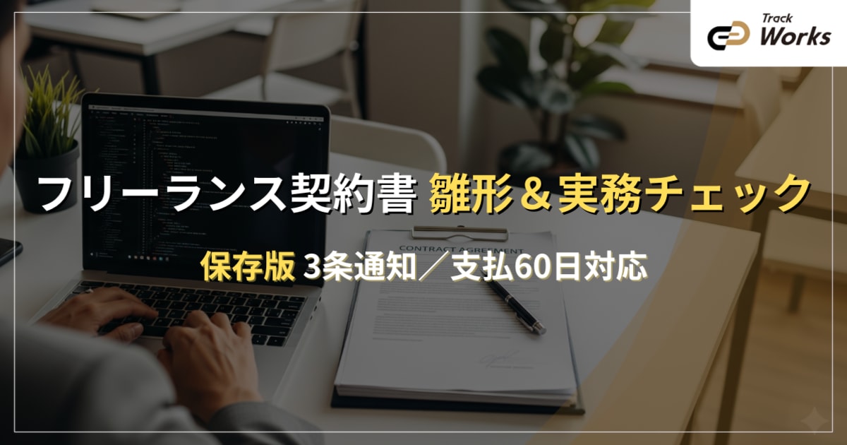 【保存版】フリーランスエンジニア必見！業務委託契約書の雛形と実務で使えるチェックポイント
