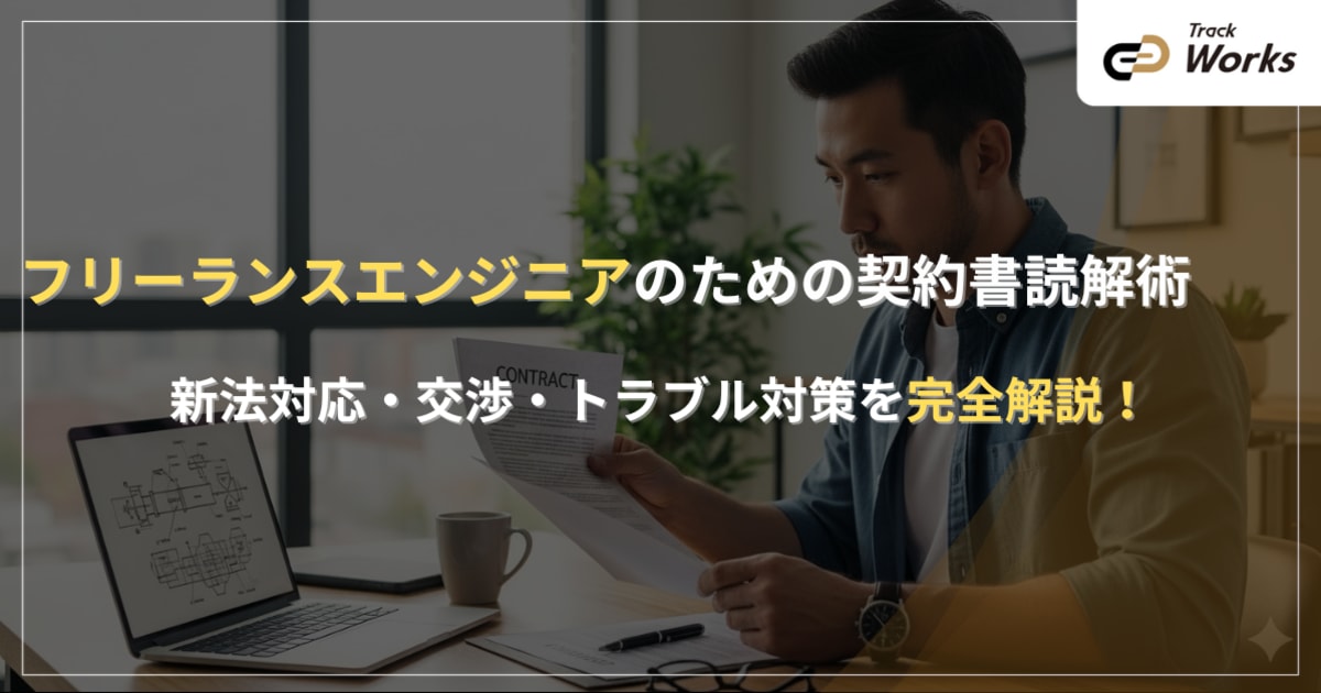 フリーランスエンジニアのための業務委託契約書ガイド:新法・交渉・トラブル対策