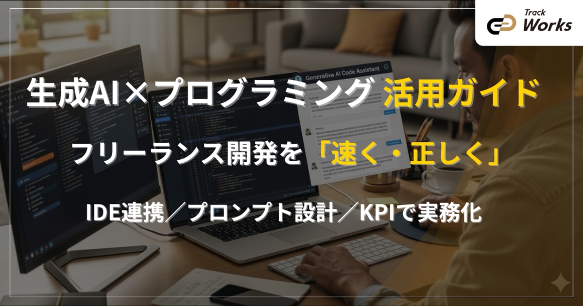 生成AIをプログラミングに活用!フリーランスエンジニアの市場価値を高める実践ガイド