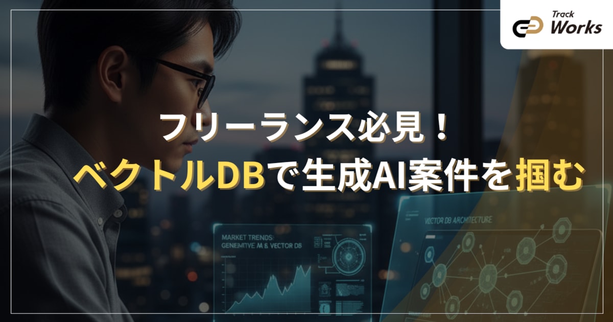 フリーランス必見!ベクトルDBで生成AI案件を掴む