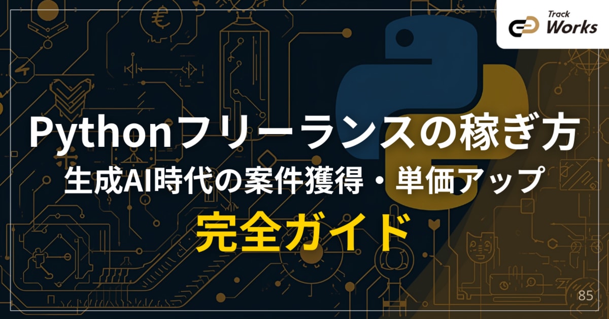 Pythonフリーランスの稼ぎ方｜生成AI時代の案件獲得・単価アップ完全ガイド