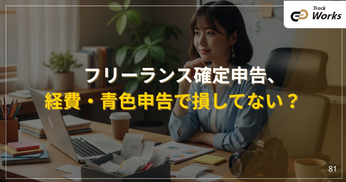 フリーランス確定申告、経費・青色申告で損してない？