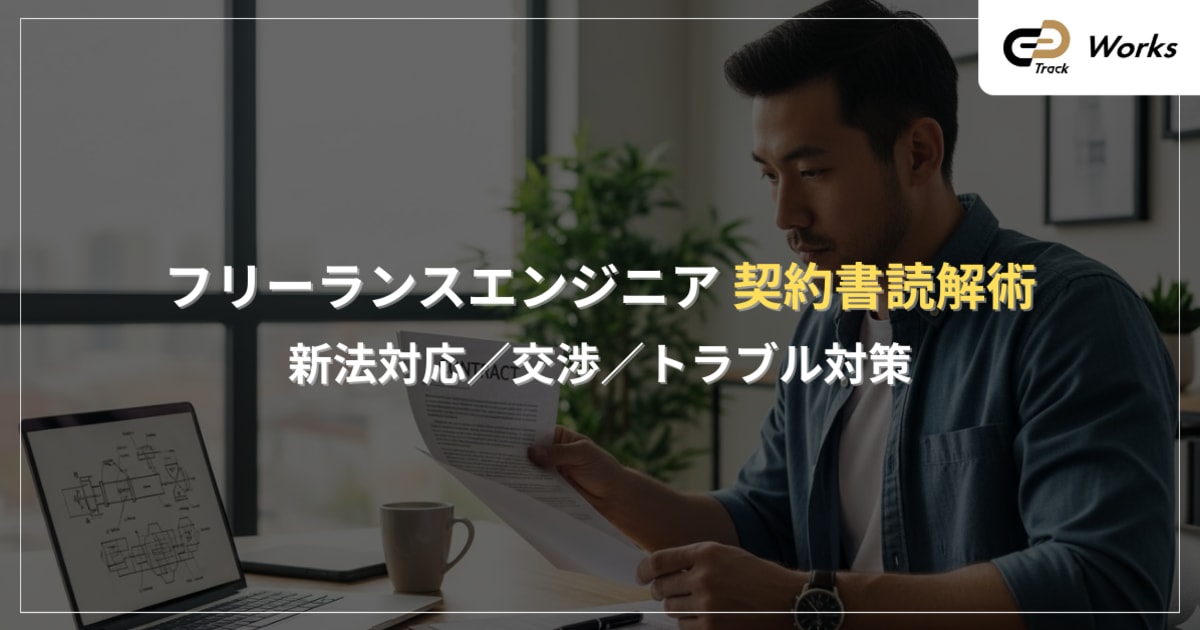 フリーランスエンジニアの業務委託契約書ガイド：新法・交渉・トラブル対策　