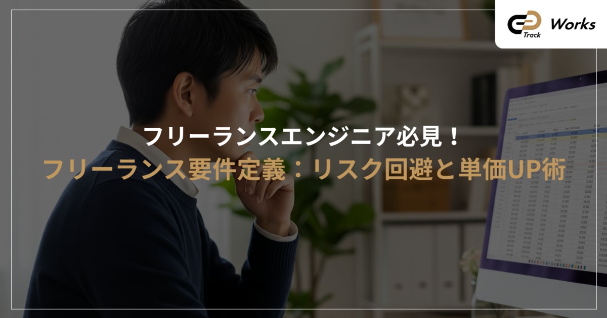 フリーランス要件定義：リスク回避と単価UP術