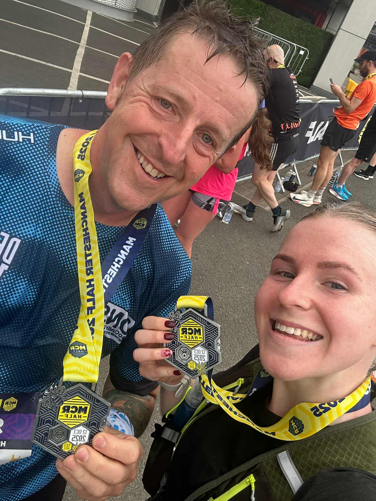 Manchester Marathon 2026 - Scott and Mia