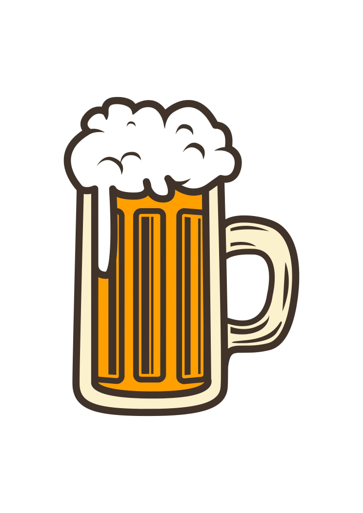 Beer Mug Clipart - free svg file for members - SVG Heart