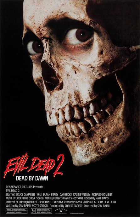 Evil Dead II (1987) Horror Movie Poster