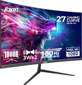 FOXIN CURVED MONITOR GAMING FHD 27'' PHANTOM FM4040