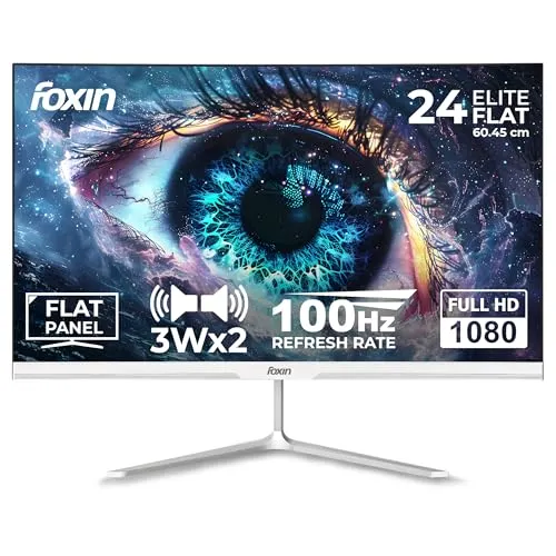 FOXIN IPS LED MONITOR 24'' ELITE WITH SPEAKER FM4020-BALCK