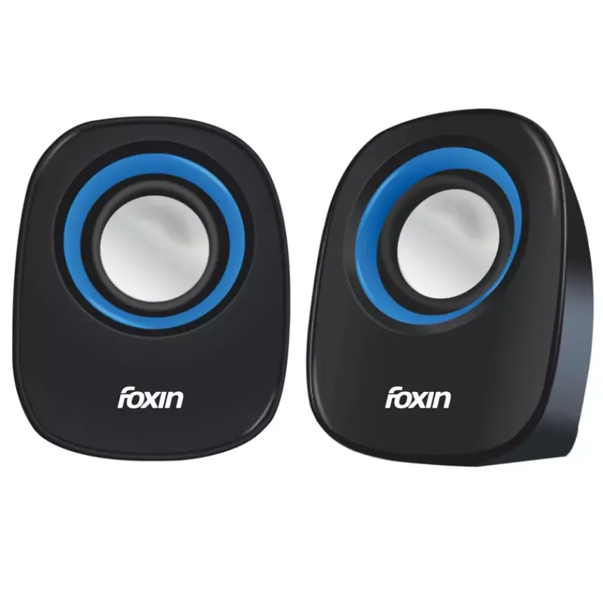 FOXIN USB SPEAKER 2.0 FMS-475 BLUE