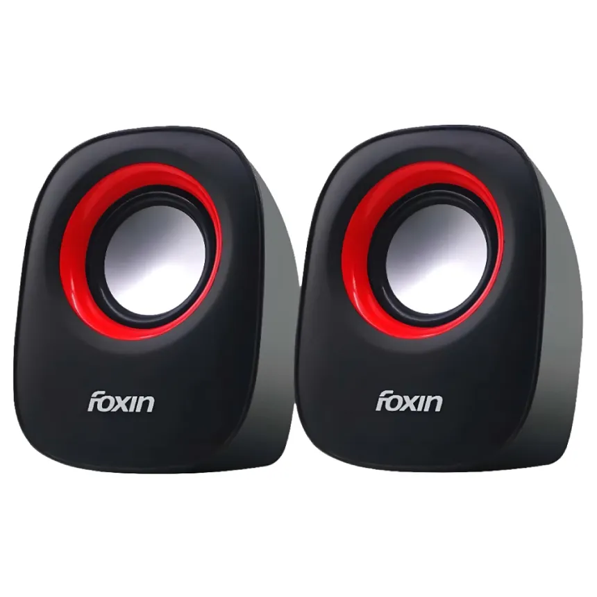 FOXIN USB SPEAKER 2.0 FMS-475 RED