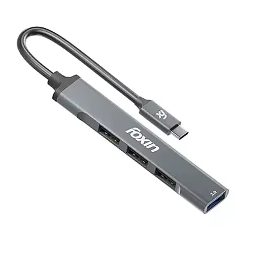 FOXIN TYPE-C PORT USB 3.0 HUB FTH C4 (USB 3.0X1, 2.0X3)