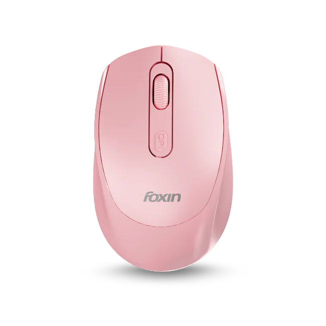 FOXIN WIRELESS MOUSE FLOW BLUETOOTH+2.4GHZ DPISWITCH 500MAHPINK