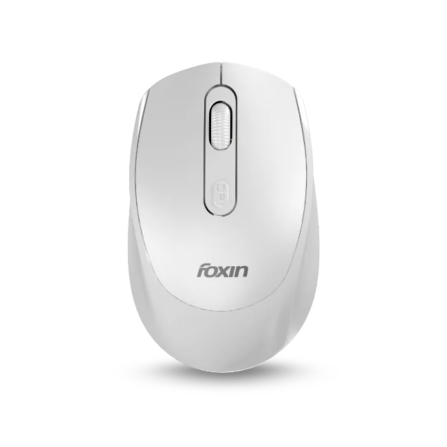 FOXIN WIRELESS MOUSE FLOW BLUETOOTH+2.4GHZ DPISWITCH 500MAHWHITE