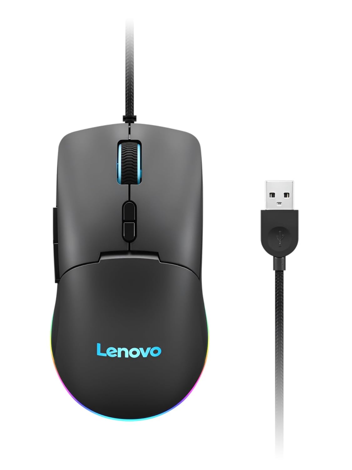LENOVO M210 RGB GAMING WIRED USB MOUSE, 8000 DPI RGB BACKLIGHT- GY51M4265