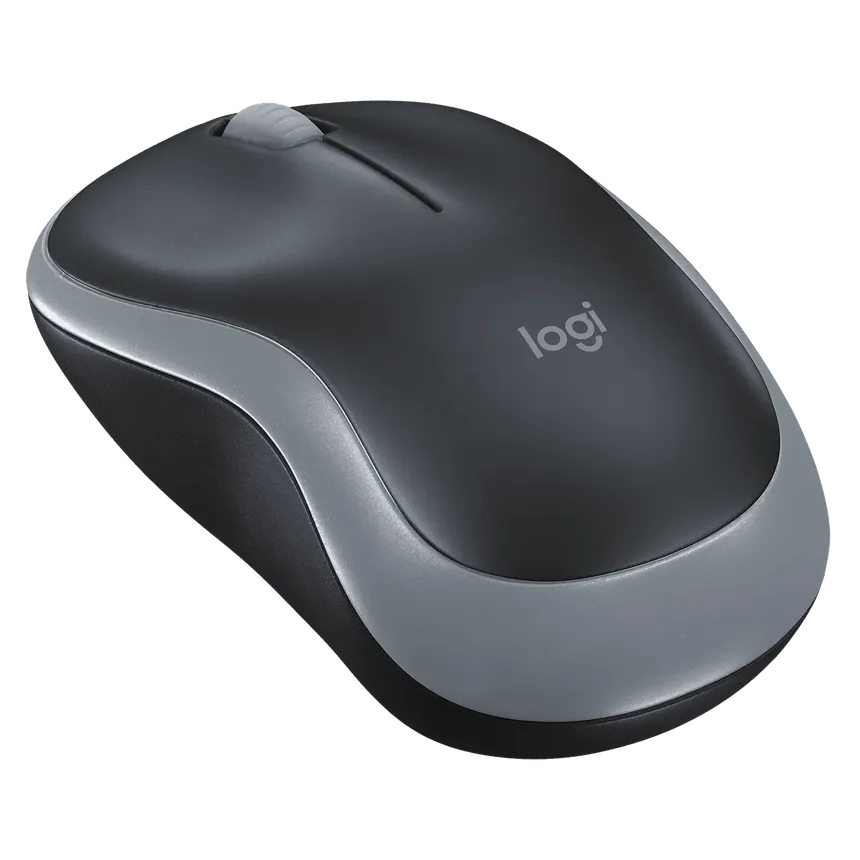 LOGITECH WIRELESS MOUSE SWIFT GREY M185