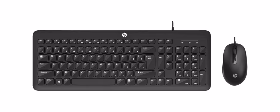 HP WIRED KEYBOARD AND MOUSE COMBO KM160