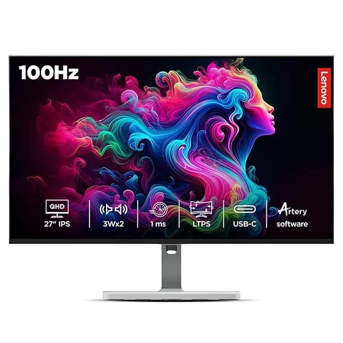 Lenovo L-Series 27 inch (68.5cm) QHD IPS Monitor