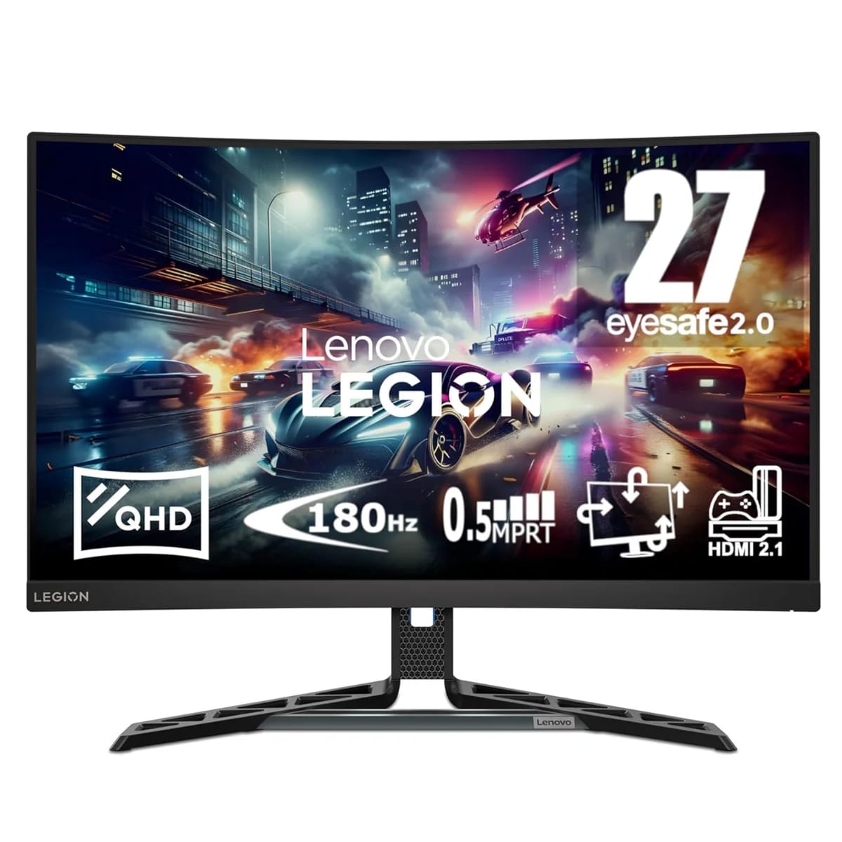 Lenovo Legion-R27qc-30 | 27" (68.5cm) QHD 180Hz Curved Gaming Monitor