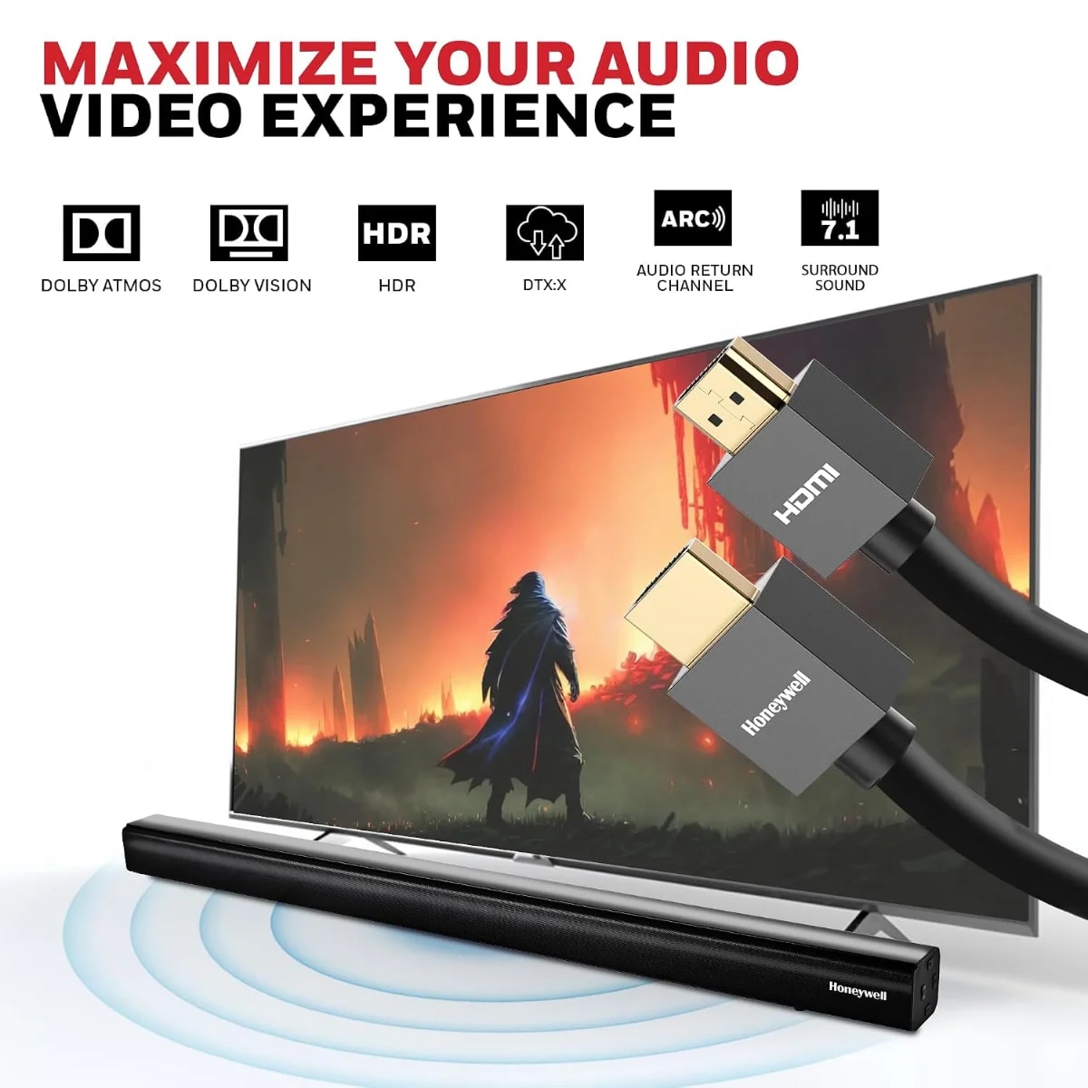 HDMI 10 Mtr with Ethernet - 2.0 Compliant Slim