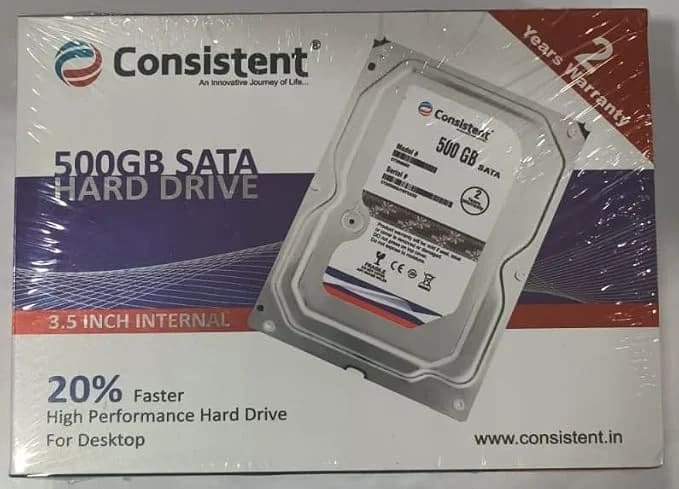 Desktop Hard Drive - Consistent 500GB SATA Hard Drive 3.5 Inch Internal