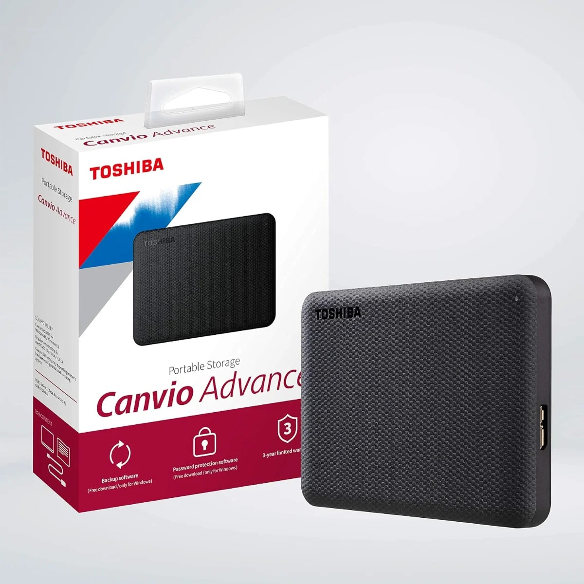TOSHIBA 4 TB HDD EXTARNAL CANVIO ADVANCE PORTABLE HDD, USB3.0