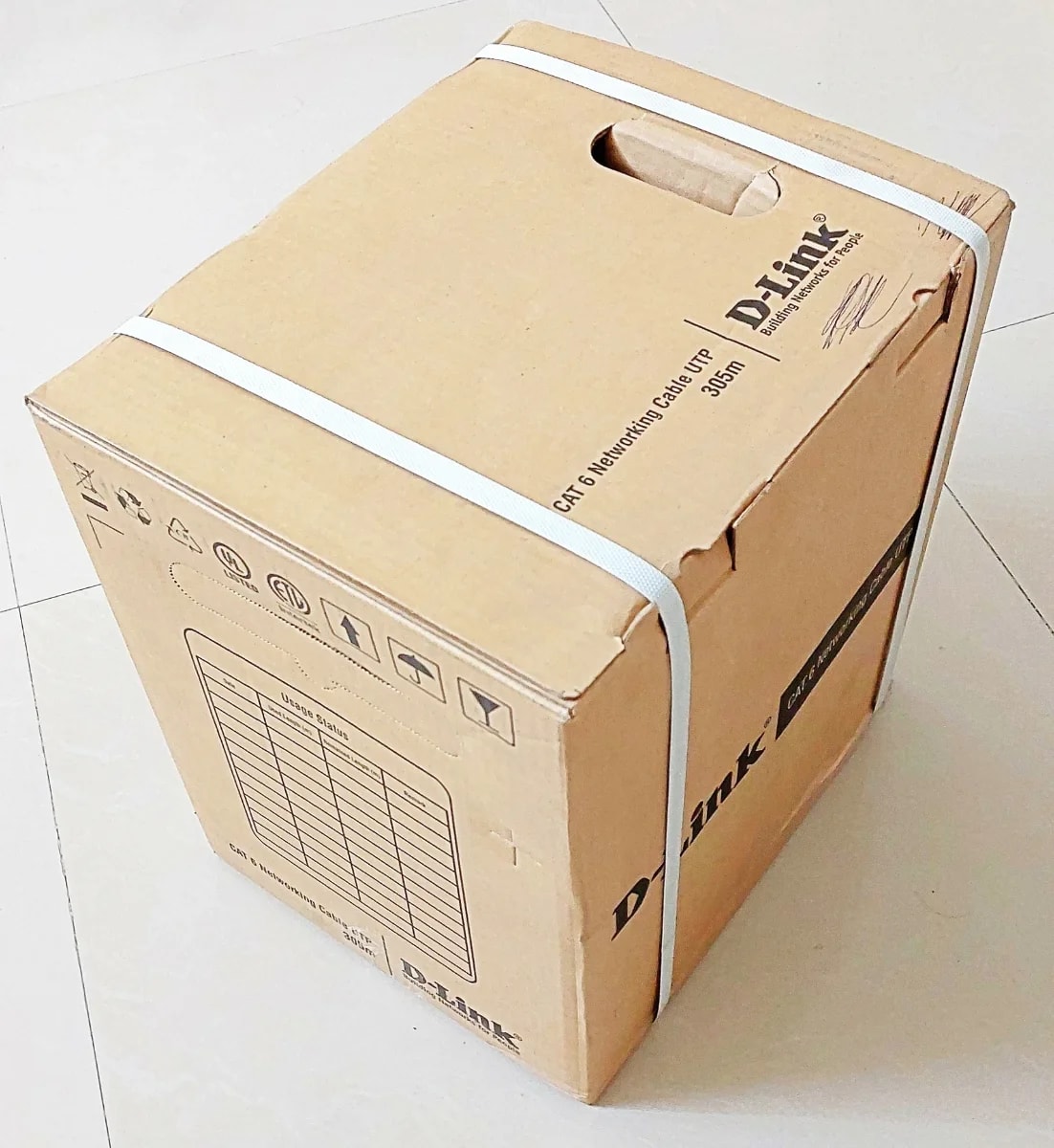 DLINK CAT 6 CABLE 305 MTR GRAY (NCB-C6UGRYR)
