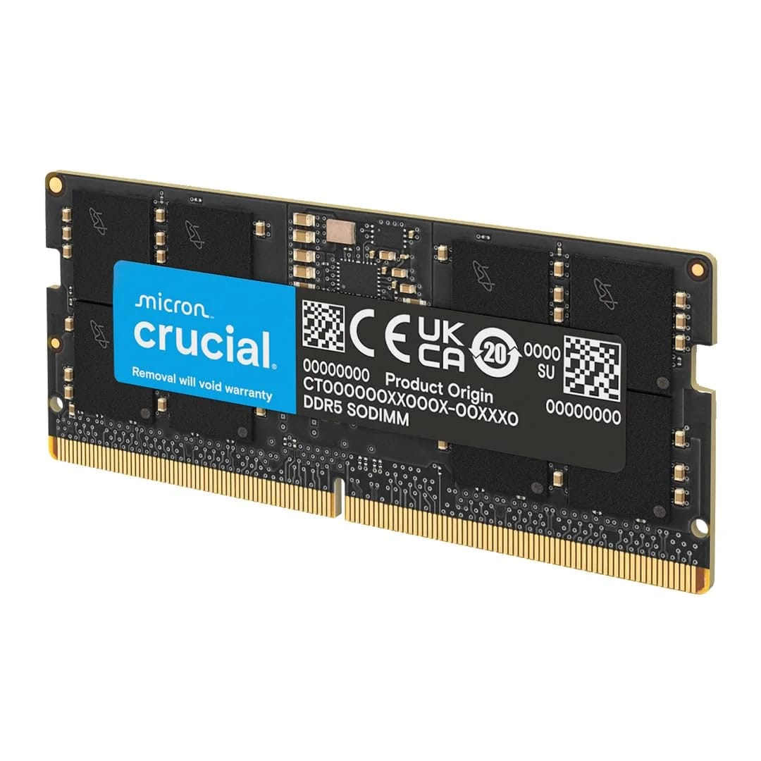Crucial 32GB DDR5-5600 SODIMM CL46 (16Gbit)