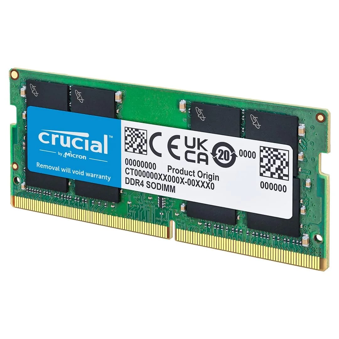 Crucial RAM 8GB DDR4 3200MHz CL22 (or 2933MHz or 2666MHz) Laptop Memory