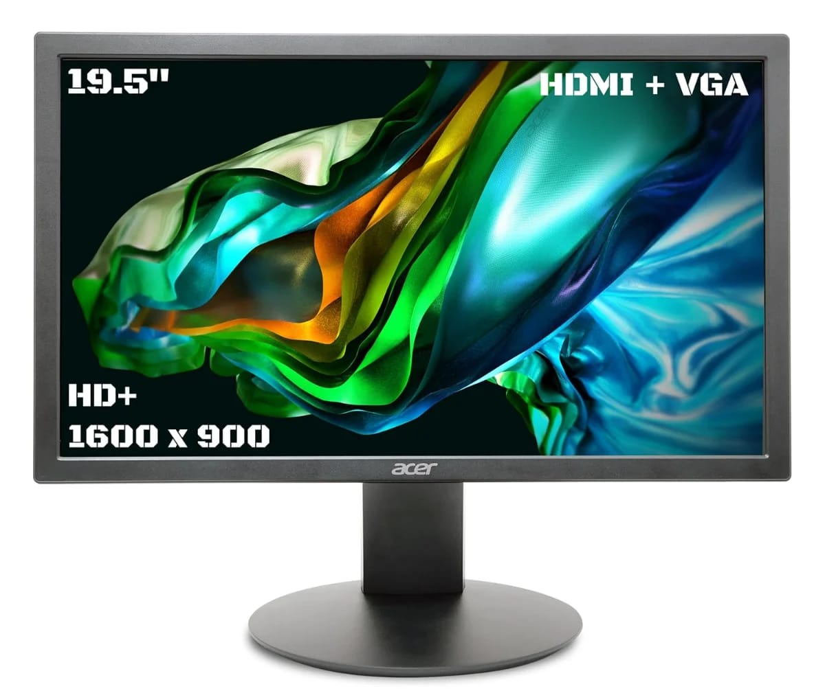 Acer K202Q 19.5 Inch HD+ 1600 X 900 Pixels LCD Monitor