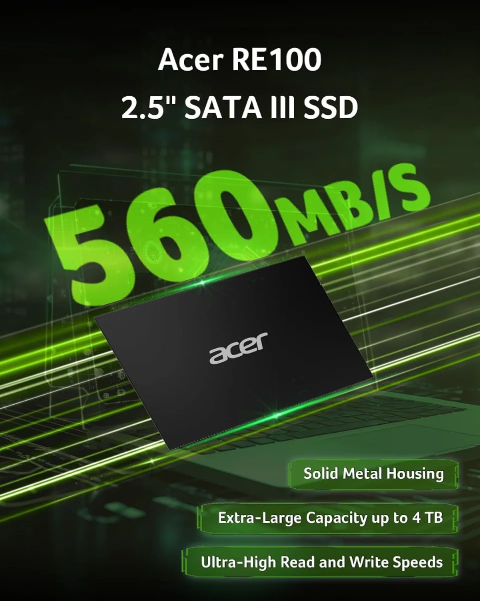 Acer RE100 SSD 2.5" SATA 256GB