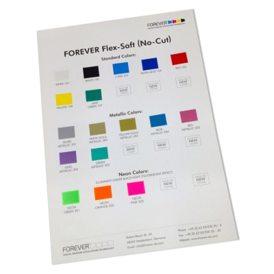 FOREVER Flex-Soft (No-Cut) Laser Heat Transfer - A-Film & B-Paper Bundle