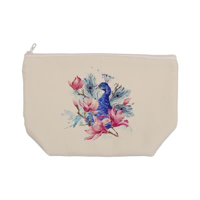 Zippered Bags/Pouches - Canvas Look