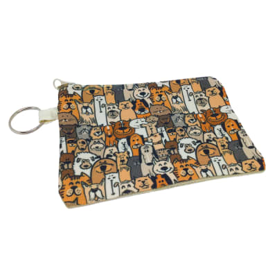 Zippered Bags/Pouches - Canvas Look