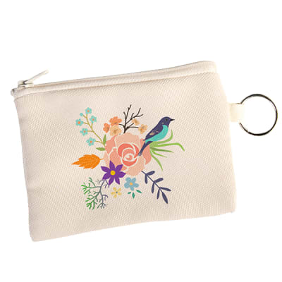 Zippered Bags/Pouches - Canvas Look