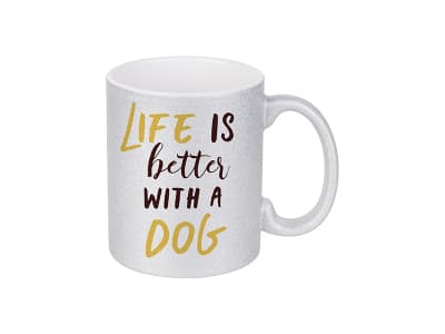 Ceramic Glitter 11oz Mugs