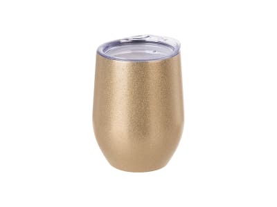 Stemless Glitter Wine Glass