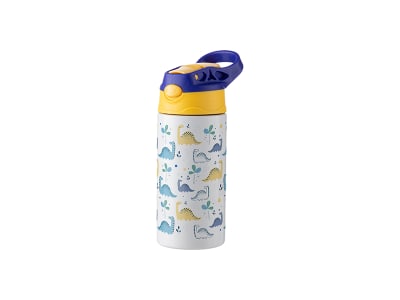Kids Stainless Steel Bottle with Straw 360ml