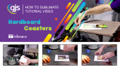 How to sublimate hardboard coasters