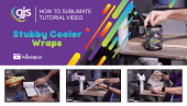 How to sublimate stubby cooler wraps