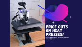 Price reductions on GeoKnight heat presses