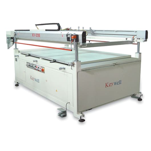 Keywell Four Post Semi Automatic Glass Printer
